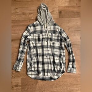 Hollister - Modern Amusement Black and White Checkered Hoodie